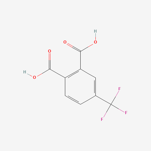 4-TRIFLUOROMETHYLPHTHALIC ACID (CAS: 835-58-5) - Chemical Structure and Molecular Formula 