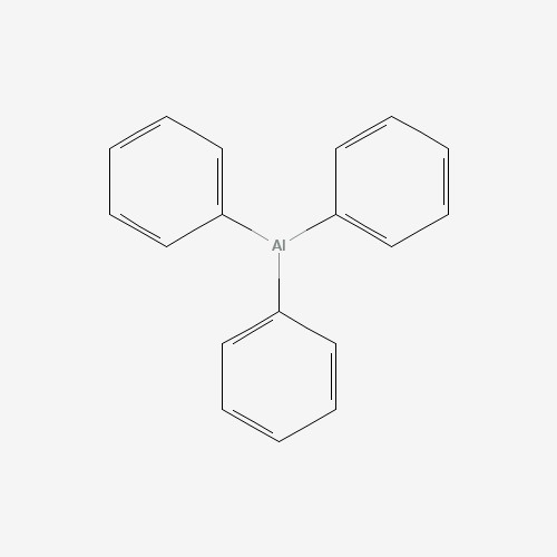 ALUMINUM TRIPHENYL (CAS: 841-76-9) - Chemical Structure and Molecular Formula 
