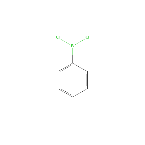 PHENYLBORON DICHLORIDE (CAS: 873-51-8) - Chemical Structure and Molecular Formula 