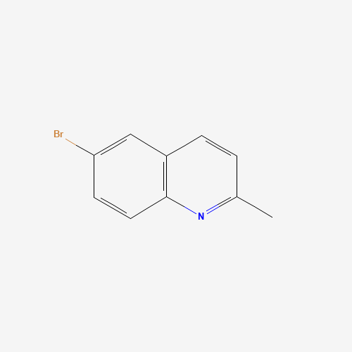6-Bromo-2-methylquinoline (CAS: 877-42-9) - Chemical Structure and Molecular Formula 