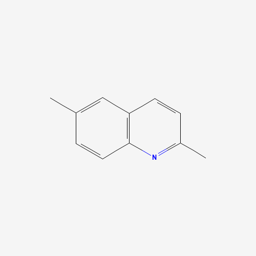 2,6-DIMETHYLQUINOLINE (CAS: 877-43-0) - Chemical Structure and Molecular Formula 