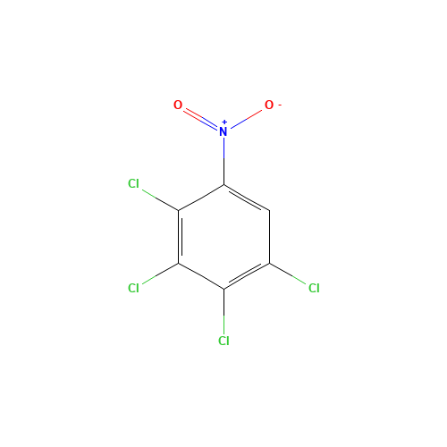 2,3,4,5-Tetrachloronitrobenzene (CAS: 879-39-0) - Chemical Structure and Molecular Formula 
