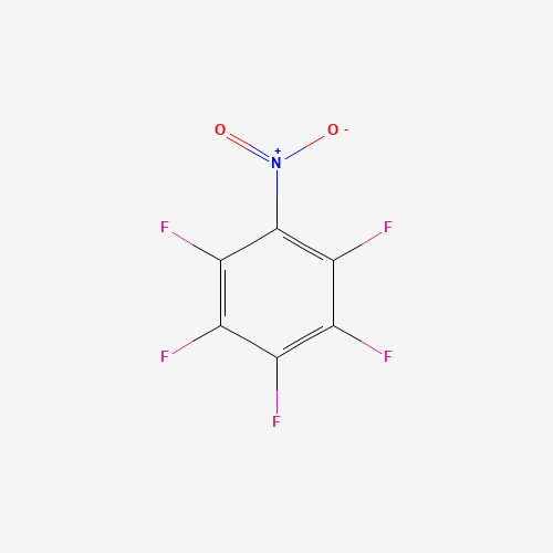 PENTAFLUORONITROBENZENE (CAS: 880-78-4) - Chemical Structure and Molecular Formula 