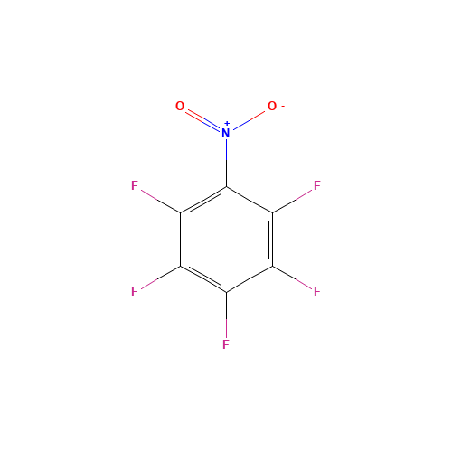 PENTAFLUORONITROBENZENE (CAS: 880-78-4) - Chemical Structure and Molecular Formula 