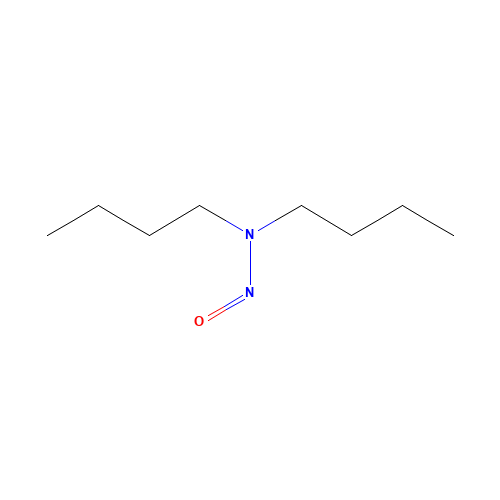 N-NITROSODIBUTYLAMINE (CAS: 924-16-3) - Chemical Structure and Molecular Formula 