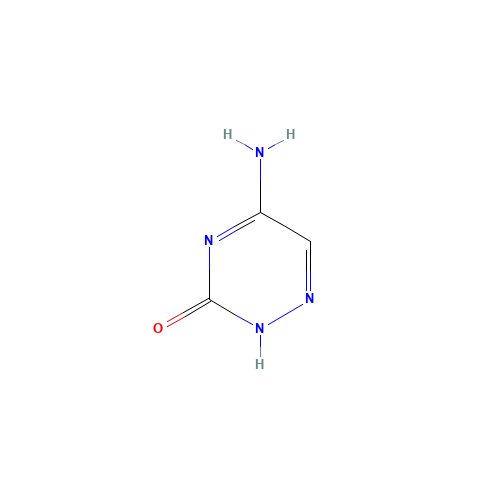 6-AZACYTOSINE (CAS: 931-85-1) - Chemical Structure and Molecular Formula 