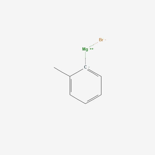 O-TOLYLMAGNESIUM BROMIDE (CAS: 932-31-0) - Chemical Structure and Molecular Formula 