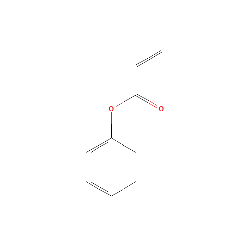 PHENYL ACRYLATE (CAS: 937-41-7) - Chemical Structure and Molecular Formula 