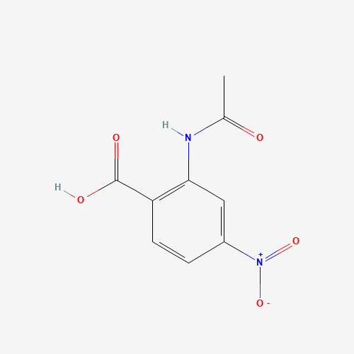 2-ACETAMIDO-4-NITROBENZOIC ACID (CAS: 951-97-3) - Chemical Structure and Molecular Formula 