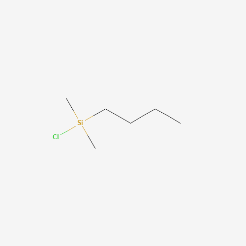 N-BUTYLDIMETHYLCHLOROSILANE (CAS: 1000-50-6) - Chemical Structure and Molecular Formula 