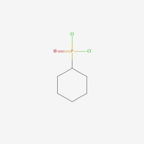 CYCLOHEXYLPHOSPHONIC DICHLORIDE (CAS: 1005-22-7) - Chemical Structure and Molecular Formula 