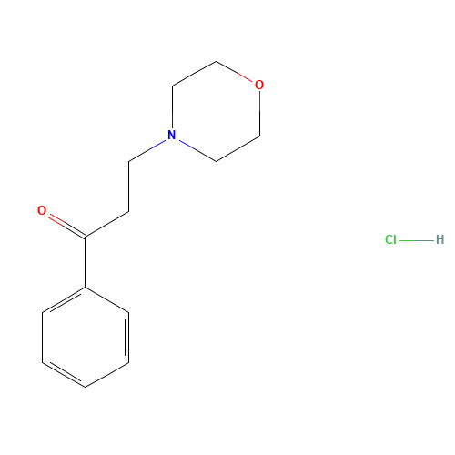 BETA-(4-MORPHOLINO)PROPIOPHENONE HYDROCHLORIDE (CAS: 1020-16-2) - Related Chemical Product