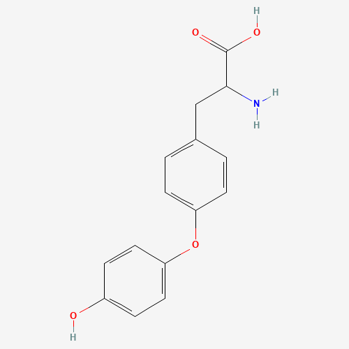 DL-THYRONINE (CAS: 1034-10-2) - Chemical Structure and Molecular Formula 