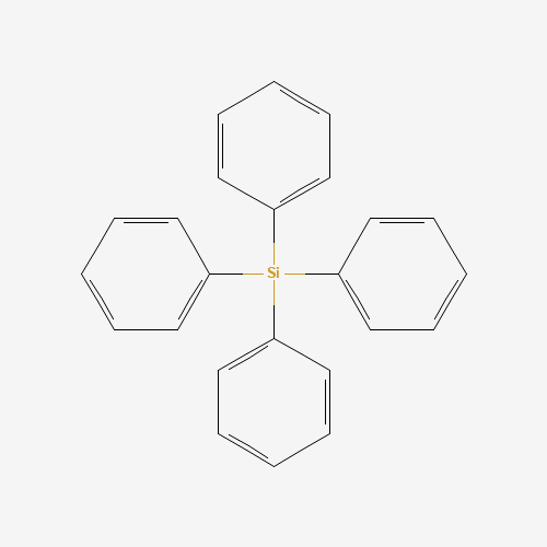 TETRAPHENYLSILANE (CAS: 1048-08-4) - Chemical Structure and Molecular Formula 