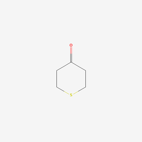 Tetrahydrothiopyran-4-one (CAS: 1072-72-6) - Chemical Structure and Molecular Formula 