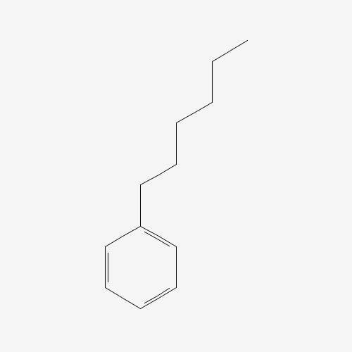 1-PHENYLHEXANE (CAS: 1077-16-3) - Chemical Structure and Molecular Formula 