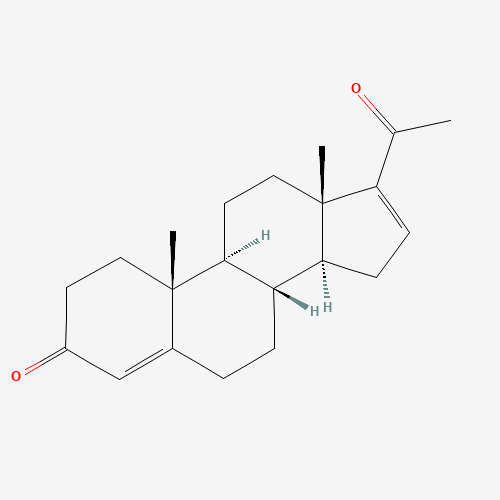 16-Dehydroprogesterone (CAS: 1096-38-4) - Chemical Structure and Molecular Formula 