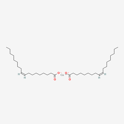 COPPER(II) OLEATE (CAS: 1120-44-1) - Chemical Structure and Molecular Formula 