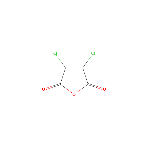 Dichloromaleic anhydride (CAS: 1122-17-4) - Chemical Structure and Molecular Formula 