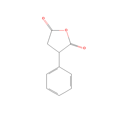 Phenylsuccinic anhydride (CAS: 1131-15-3) - Chemical Structure and Molecular Formula 