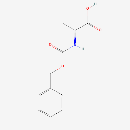 N-Carbobenzyloxy-L-alanine (CAS: 1142-20-7) - Chemical Structure and Molecular Formula 