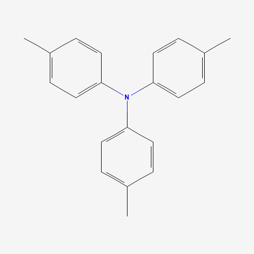 4,4',4''-Trimethyltriphenylamine (CAS: 1159-53-1) - Chemical Structure and Molecular Formula 