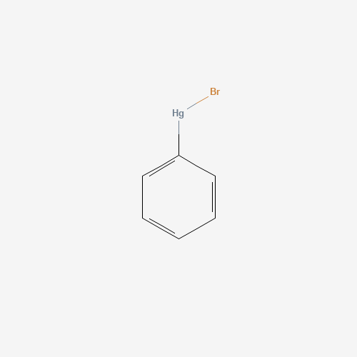 PHENYLMERCURIC BROMIDE (CAS: 1192-89-8) - Chemical Structure and Molecular Formula 