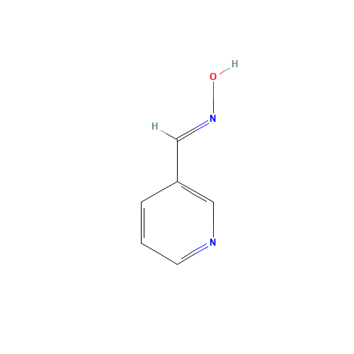 3-PYRIDINEALDOXIME (CAS: 1193-92-6) - Chemical Structure and Molecular Formula 