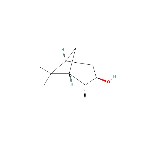(-)-ISOPINOCAMPHEOL (CAS: 1196-00-5) - Chemical Structure and Molecular Formula 