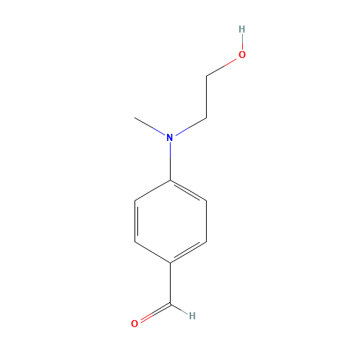 N-Methyl-N-(2-hydroxyethyl)-4-aminobenzaldehyde (CAS: 1201-91-8) - Related Chemical Product