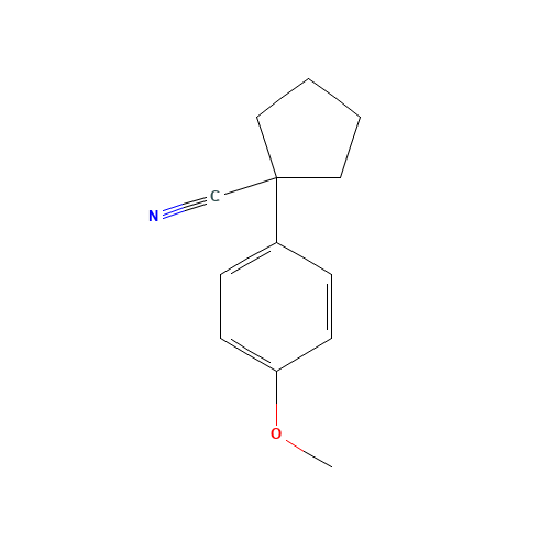 1-(4-METHOXYPHENYL)-1-CYCLOPENTANECARBONITRILE (CAS: 1206-15-1) - Related Chemical Product
