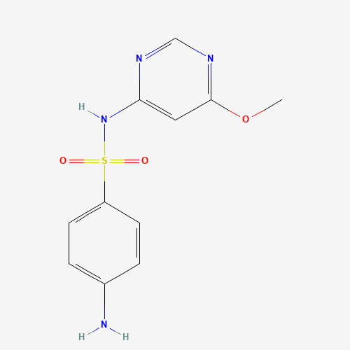Sulfamonomethoxine (CAS: 1220-83-3) - Chemical Structure and Molecular Formula 