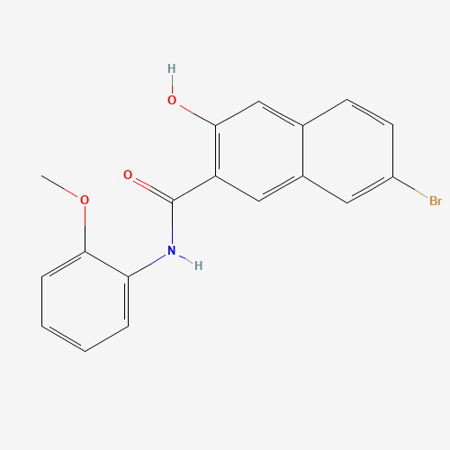 N-(2,3-Dihydro-2-oxo-1H-benzimidazol-5-yl)-3-hydroxy-2-naphthalenecarboxamide (CAS: 1237-75-8) - Chemical Structure and Molecular Formula 