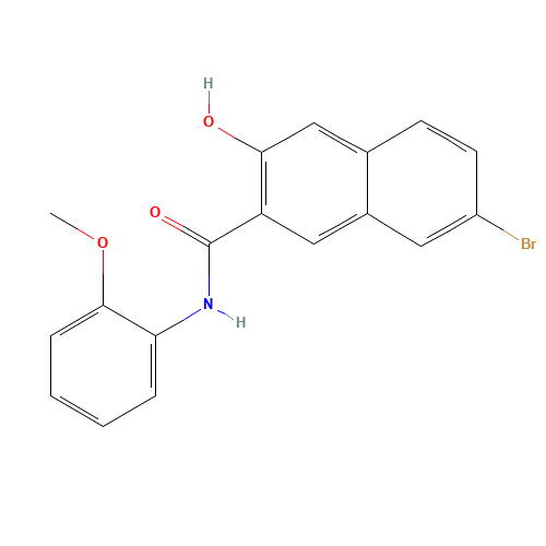N-(2,3-Dihydro-2-oxo-1H-benzimidazol-5-yl)-3-hydroxy-2-naphthalenecarboxamide (CAS: 1237-75-8) - Chemical Structure and Molecular Formula 