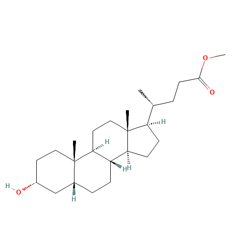 3-ALPHA-HYDROXY-5-BETA-CHOLAN-24-OIC ACID METHYL ESTER (CAS: 1249-75-8) - Related Chemical Product