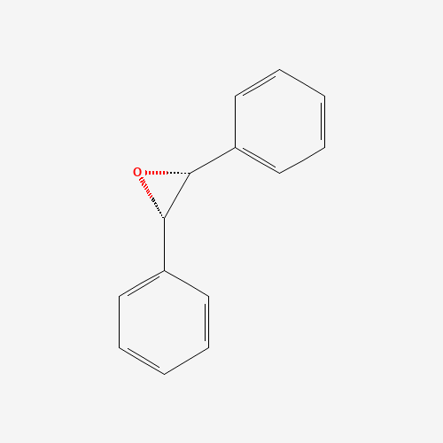 TRANS-STILBENE OXIDE (CAS: 1439-07-2) - Chemical Structure and Molecular Formula 