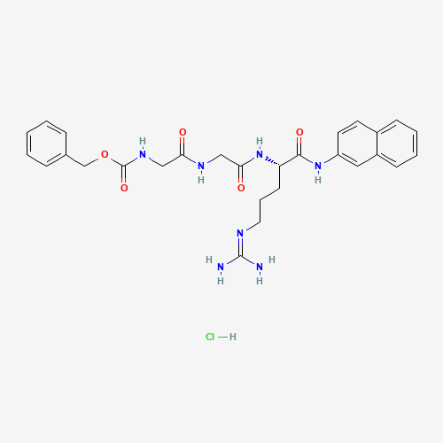 Z-GLY-GLY-ARG-BETANA HCL (CAS: 1442-79-1) - Chemical Structure and Molecular Formula 