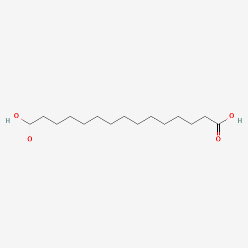 Pentadecanedioic acid (CAS: 1460-18-0) - Chemical Structure and Molecular Formula 