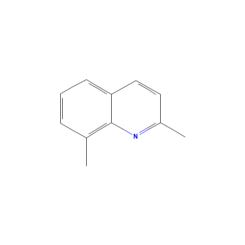 2,8-Dimethylquinoline (CAS: 1463-17-8) - Chemical Structure and Molecular Formula 