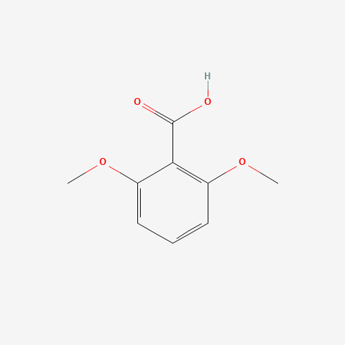 2,6-Dimethoxybenzoic acid (CAS: 1466-76-8) - Chemical Structure and Molecular Formula 