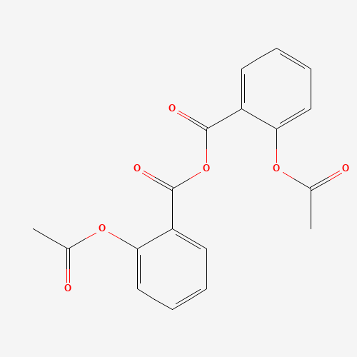 ACETYLSALICYLIC ANHYDRIDE (CAS: 1466-82-6) - Chemical Structure and Molecular Formula 