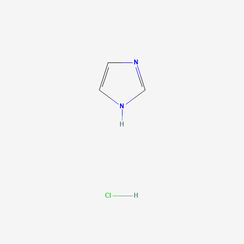 IMIDAZOLE HYDROCHLORIDE (CAS: 1467-16-9) - Chemical Structure and Molecular Formula 