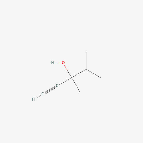3,4-DIMETHYL-1-PENTYN-3-OL (CAS: 1482-15-1) - Chemical Structure and Molecular Formula 