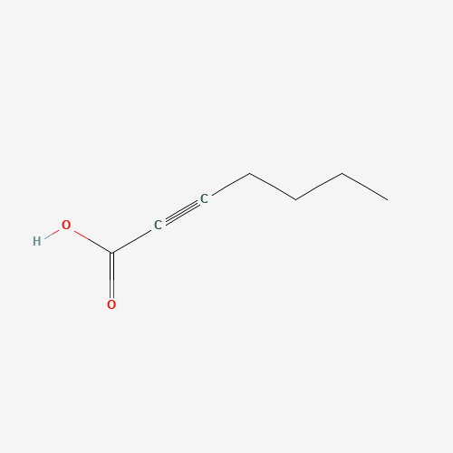 2-HEPTYNOIC ACID (CAS: 1483-67-6) - Chemical Structure and Molecular Formula 