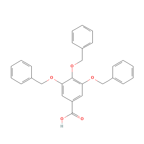 3,4,5-TRIS(BENZYLOXY)BENZOIC ACID (CAS: 1486-48-2) - Related Chemical Product