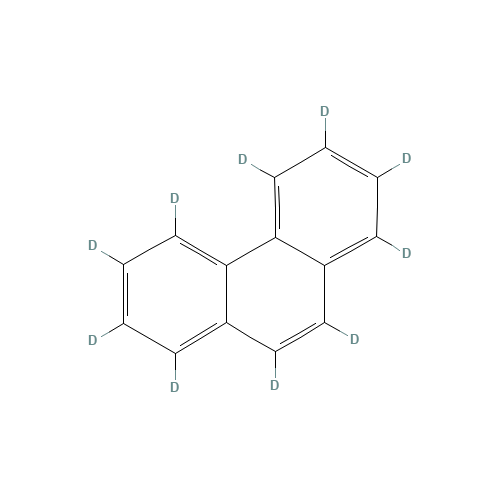 PHENANTHRENE-D10 (CAS: 1517-22-2) - Chemical Structure and Molecular Formula 