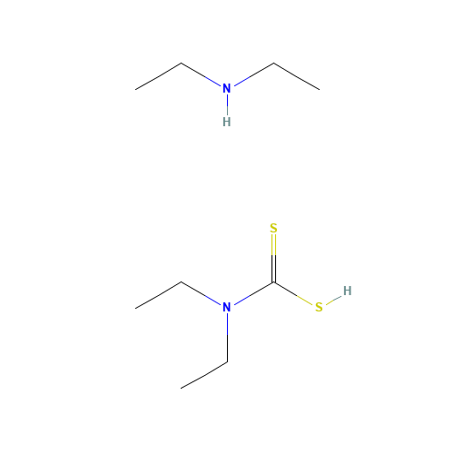 DIETHYLAMMONIUM DIETHYLDITHIOCARBAMATE (CAS: 1518-58-7) - Related Chemical Product
