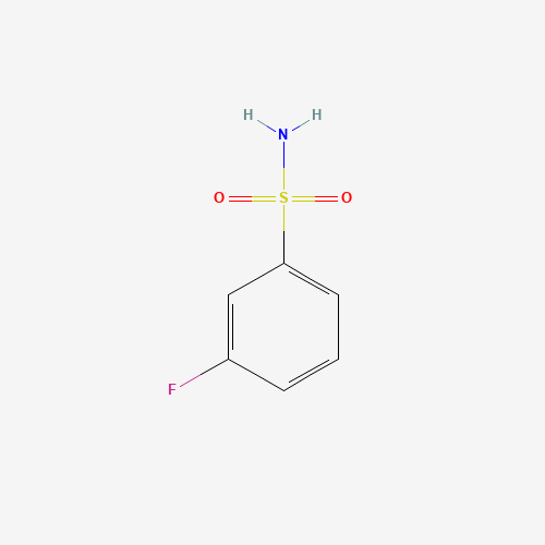 3-FLUOROBENZENESULFONAMIDE (CAS: 1524-40-9) - Chemical Structure and Molecular Formula 