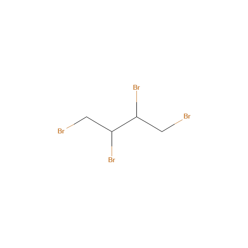 1,2,3,4-Tetrabromobutane (CAS: 1529-68-6) - Chemical Structure and Molecular Formula 