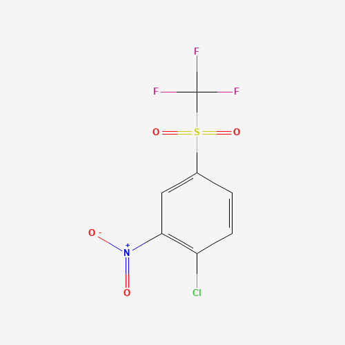 1-CHLORO-2-NITRO-4-TRIFLUOROMETHANESULFONYL-BENZENE (CAS: 1550-27-2) - Related Chemical Product